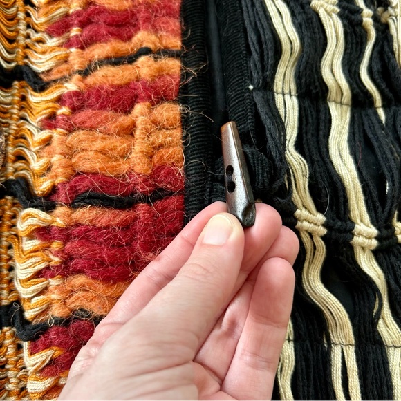 Vintage Y2K Sandy Starkman Mixed Media Multi Fabric Longline Cardigan Sweater - Picture 10 of 16